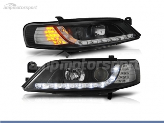 FAROIS DIANTEIROS LUZ DIURNA LED PARA OPEL VECTRA B