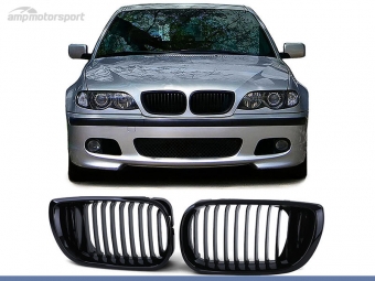 GRELHA DIANTEIRA PRETO BRILHO PARA BMW SERIE 3 E46 SEDÁN 2001-2005