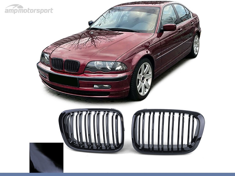 Peça - Grelha Dianteira Preto Brilho Para Bmw Serie 3 E46 Sedán 199