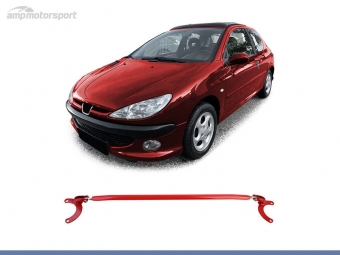 BARRA DE TORRETAS ROJA PARA PEUGEOT 206