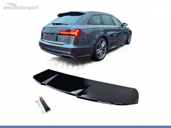 AILERON LOOK RS PRETO BRILHO PARA AUDI A6 4G AVANT 2011-2018