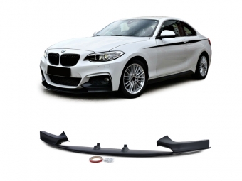 SPOILER DELANTERO PARA BMW SERIE 2 F22/F23 2014-2020 NEGRO MATE