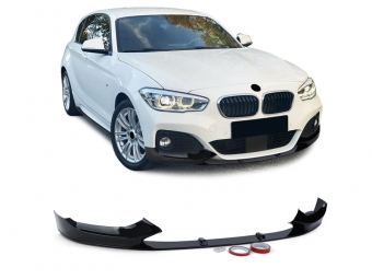 SPOILER DIANTEIRO PARA BMW SÉRIE 1 F20/21 2015-2018 PRETO BRILHANTE