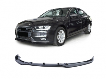 SPOILER DELANTERO PARA AUDI A4 B8.5 2011-2015 NEGRO BRILLO