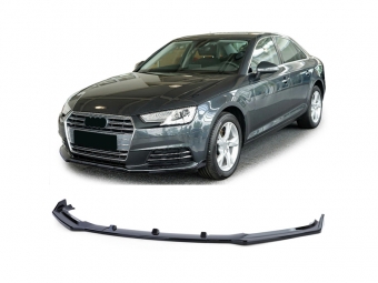 SPOILER DIANTEIRO PARA AUDI A4 B9 2015-2019 PRETO BRILHANTE