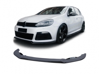 SPOILER DELANTERO PARA VW GOLF 6 2008-2012 R20 NEGRO BRILLO