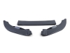 SPOILER DELANTERO PARA VW GOLF 6 2008-2012 R20 NEGRO BRILLO