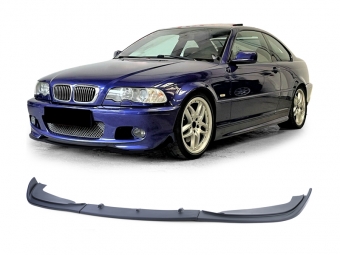 SPOILER DELANTERO PARA BMW SERIE 3 E46 COUPE/CABRIO NEGRO MATE