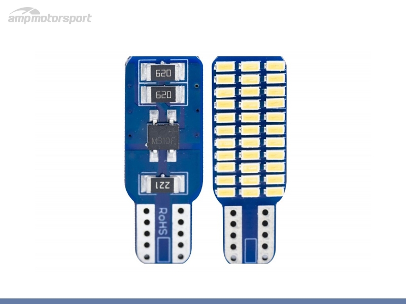 Peça - Conjunto De Lâmpadas Planas Led T10 W5w 33 Led