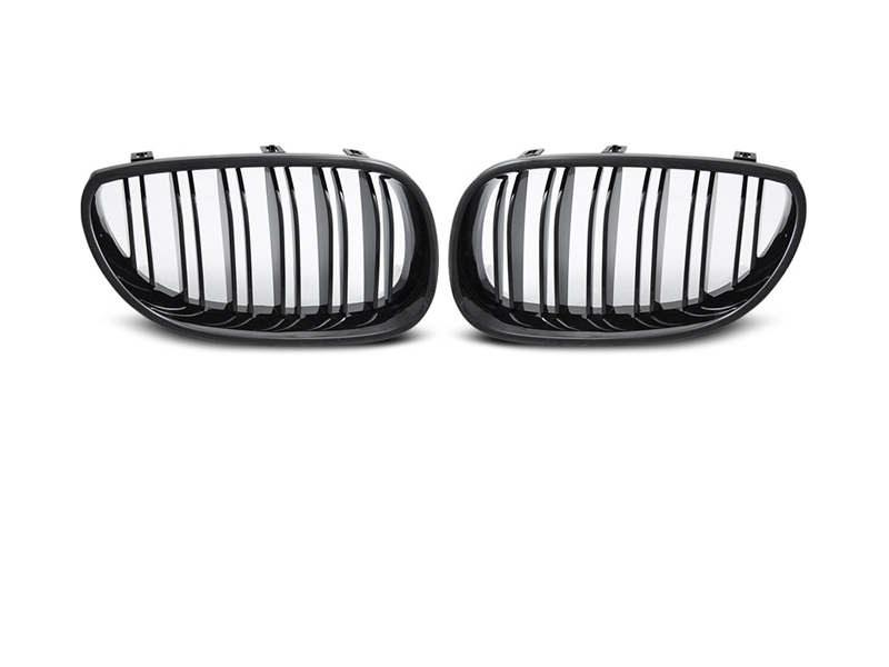 Peça - Grelha Dianteira De Dupla Lamina Para Bmw Serie 5 E60 2003-2