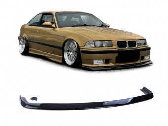 SPOILER DELANTERO PARA BMW SERIE 3 E36 "FATLIP" NEGRO BRILLO