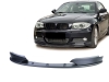 SPOILER DIANTEIRO PARA BMW E82/E88 COUPE/CABRIO 2011-2013 PRETO FOSCO