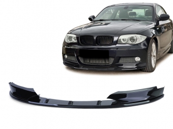 SPOILER DELANTERO PARA BMW E82/E88 COUPE/CABRIO 2011-2013 NEGRO BRILLO