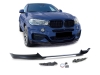 SPOILER DELANTERO PARA BMW X6 F16 2014-2019 NEGRO MATE