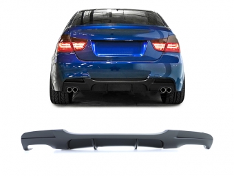 DIFUSOR TRASEIRO BMW SÉRIE 3 E90/E91 M-PERFORMANCE PRETO FOSCO