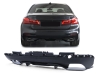 DIFUSOR TRASERO BMW SERIE 5 G30 / G31 2017- NEGRO MATE