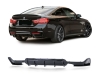 DIFUSOR TRASERO BMW SERIE 4 F32 / F33 LOOK M-PERFORMANCE NEGRO BRILLO