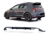 DIFUSOR TRASEIRO VOLKSWAGEN GOLF 7 GTI 2013-2017 PRETO BRILHANTE