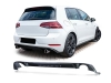 DIFUSOR TRASEIRO VOLKSWAGEN GOLF 7 GTI 2017-2021 PRETO BRILHANTE