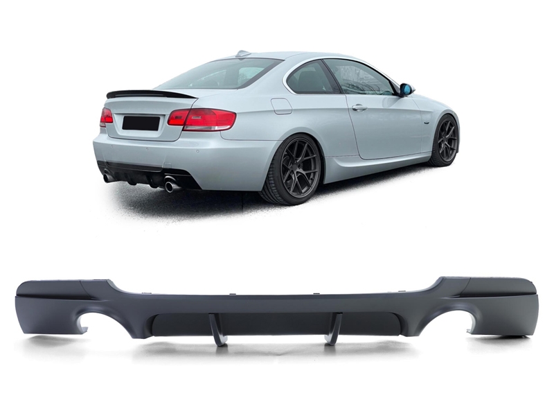 Peça - Difusor Traseiro Preto Fosco Bmw Serie 3 E92 / E93 Look 335I