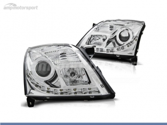 FAROS DELANTEROS LUZ DIURNA LED REAL DRL PARA OPEL VECTRA C