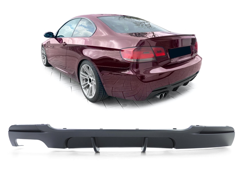 Peça - Difusor Traseiro Bmw E92 / E93 Look M-Performance Preto Fosc