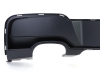 DIFUSOR TRASEIRO BMW SERIE 1 F20 / F21 LOOK M-PERFORMANCE PRETO FOSCO