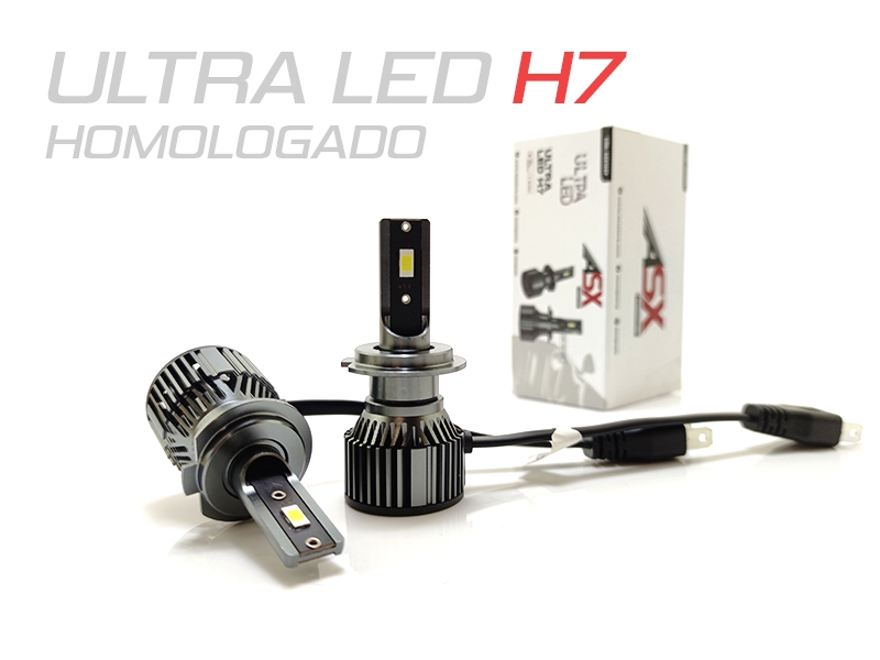 Peça - Kit De Lâmpadas Asx Led Ultra H7 Para Faróis