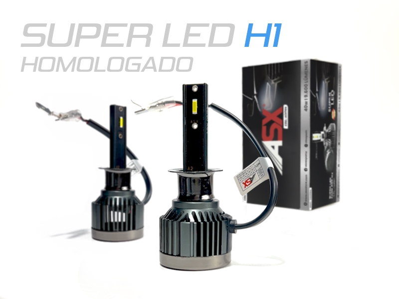 Peça - Kit De Lâmpadas Asx Led Super H1 Para Faróis