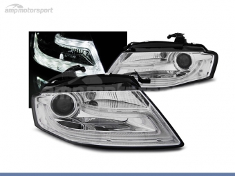 FAROIS DIANTEIROS LUZ DIURNA TUBE LIGHT PARA AUDI A4 B8