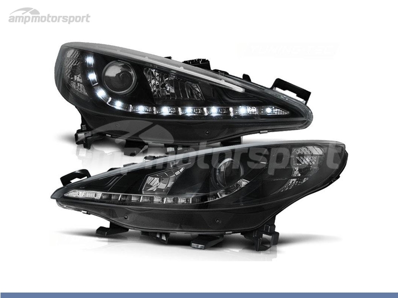 FAROS DELANTEROS LUZ DIURNA LED PARA PEUGEOT 207 - AMP Motorsport