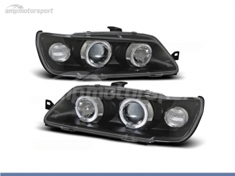 FAROS DELANTEROS OJOS DE ANGEL PARA PEUGEOT 306