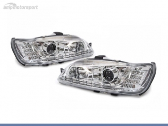 FAROIS DIANTEIROS LUZ DIURNA LED PARA PEUGEOT 306