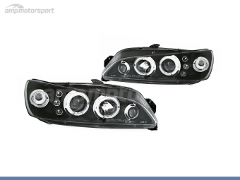 FAROS DELANTEROS OJOS DE ANGEL PARA PEUGEOT 306