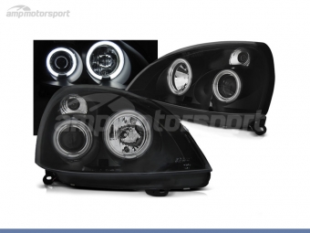 FAROIS DIANTEIROS ANGEL EYE CCFL PARA RENAULT CLIO