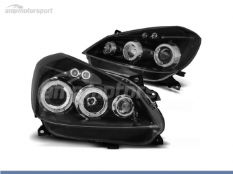 FAROS DELANTEROS OJOS DE ANGEL PARA RENAULT CLIO