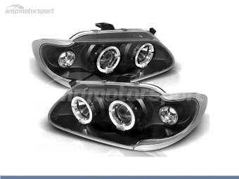 FAROS DELANTEROS OJOS DE ANGEL PARA RENAULT MEGANE