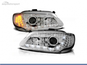 FAROIS DIANTEIROS LUZ DIURNA LED PARA RENAULT MEGANE