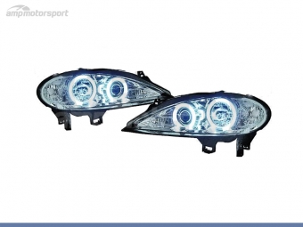 FAROIS DIANTEIROS ANGEL EYE CCFL PARA RENAULT MEGANE