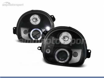 FAROS DELANTEROS OJOS DE ANGEL PARA RENAULT TWINGO