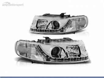 FAROS DELANTEROS LUZ DIURNA LED PARA SEAT LEON / TOLEDO 1M