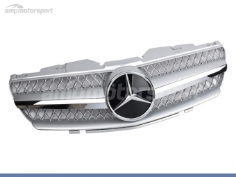 PARRILLA DELANTERA LOOK AMG PARA MERCEDES SL R230 2001-2006