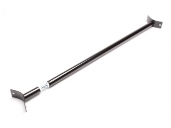 BARRA ANTI-APROXIMAÇÃO DE AÇO TRASEIRA PARA VOLKSWAGEN GOLF 2/3 CORRADO VENTO - PRETA