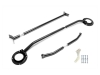 KIT BARRAS ANTI-APROXIMAÇÃO DE AÇO PARA VOLKSWAGEN GOLF MK3 / VENTO - PRETA