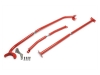KIT BARRAS DE TORRETAS EN ACERO PARA GRUPO VAG / A3 8L / LEON 1M / GOLF MK4 - ROJO