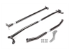 KIT BARRAS ANTI-APROXIMAÇÃO DE AÇO PARA VOLKSWAGEN POLO 6N/6N2 1994-2001 - PRETA
