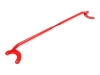 BARRA DE TORRETAS DELANTERA EN ACERO PARA PEUGEOT 206 1998-2012 - ROJA