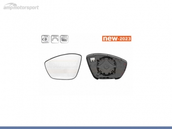 VIDRO DE ESPELHO ESQUERDO PARA CITROËN C4 CACTUS / DS 3 CROSSBACK / OPEL CORSA F / PEUGEOT 208 / 508 / 2008