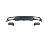 DIFUSOR TRASEIRO AUDI A6 4G LOOK S6