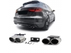EMBELLECEDOR DE ESCAPE CON 4 SALIDAS LOOK-S PARA AUDI A3 8V